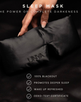 Espresso Silk Sleep Mask